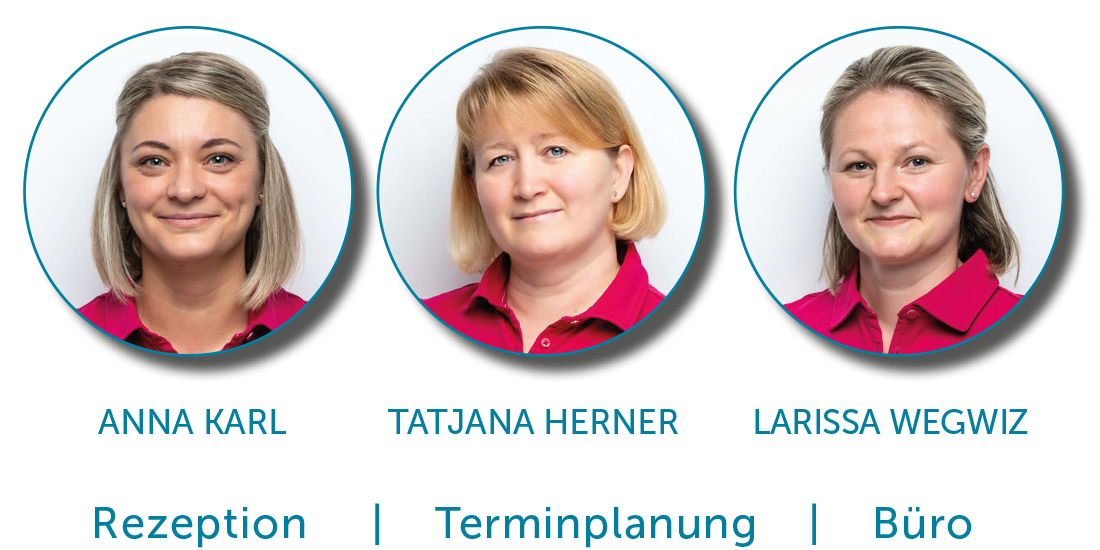 Anna Karl, Tatjana Herner und Larissa Wegwiz